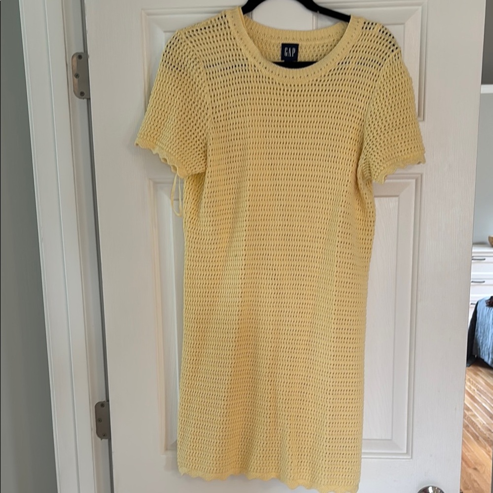 GAP Sunny Yellow Knit Dress